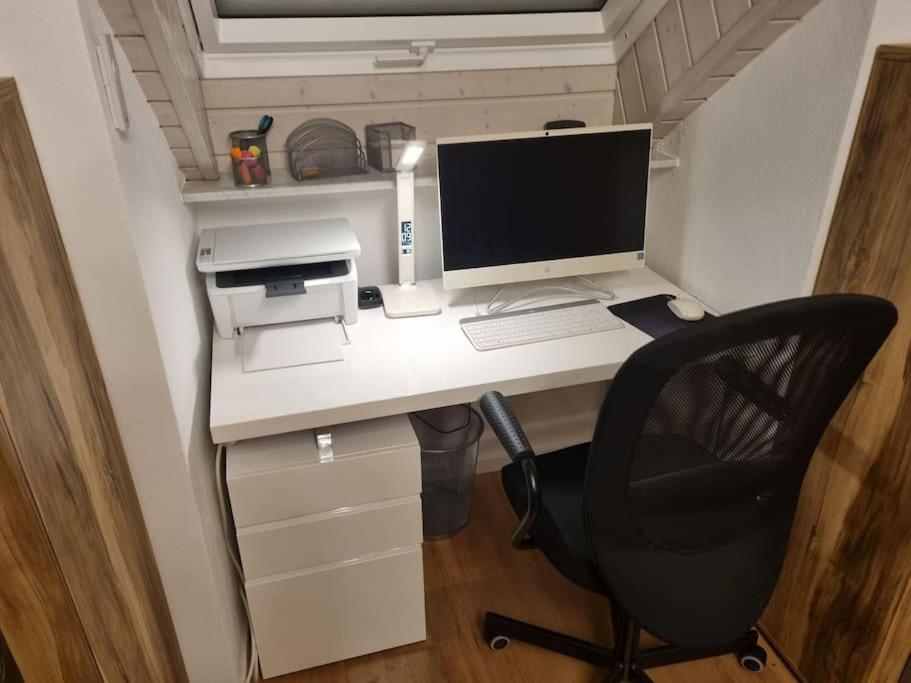 Gemuetliche Wohnung Am Waldrand Thierhaupten Esterno foto